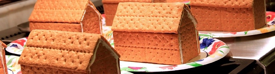 graham cracker houses.